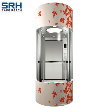 Sicher 4.0m/S Glass Panoramic Elevator